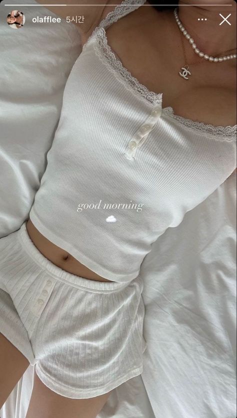 A Woman, Lifestyle, Bed, White