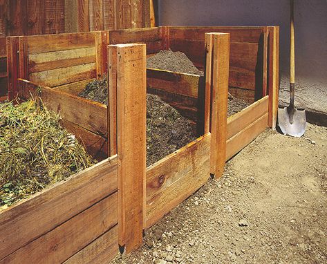 Building a Three-Tier Compost Bin - Grown By You Build Compost Bin, Backyard Composting, Best Compost Bin, Manure Composting, Compost Bin Diy, Compost Bins, Compost Pile, Diy Compost, Composting At Home