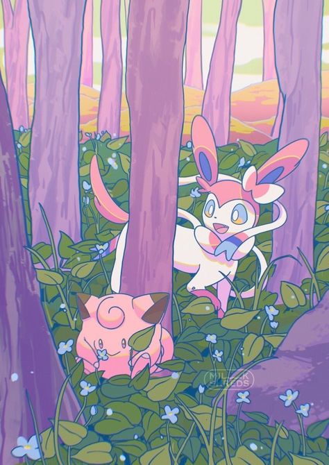 Fairy Type Pokemon, Pokemon Sketch, Pokemon Backgrounds, Types Of Fairies, Pokemon Eeveelutions, Eevee Evolutions, Small Canvas Art, Pokemon Pictures, Pokemon Trainer