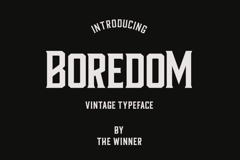 Boredom is a cool, bold and vintage styled serif font. Use this distinct font to add that special retro touch to any design idea you can think of! Try before you buy Boredom font for iOS, Android, macOS, or Windows for free, or you can download the full version with a commercial license here. Boredom […] The post Boredom Font appeared first on FreeFontDL. Fonts Bold, Hand Lettering Alphabet Fonts, Cute Typography, Font Creator, Classic Branding, Bubble Style, Retro Typography, Hand Lettering Alphabet, Lettering Alphabet Fonts