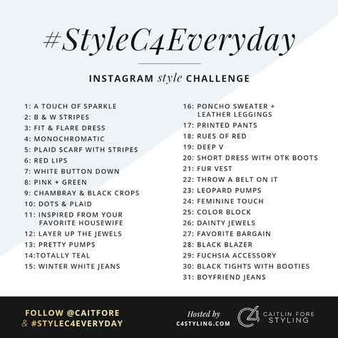 A month of outfits with #StyleC4Everyday IG Style Challenge — Sophisticaited Month Of Outfits, Clothing Challenge, Tips To Gain Weight, Fashion Challenge, Social Media Challenges, Early 20s, Visual Communication Design, Glamour Nails, Nice Nails