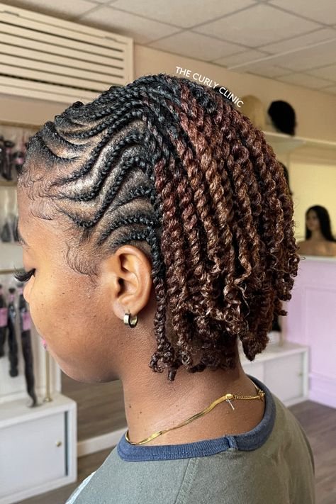 Latest Natural Hair Twist Styles, Cornrows And Twists, Natural Hair Twist Styles, Cornrows Natural Hair, Flat Twist Hairstyles, Cabello Afro Natural, Twisted Hair, Natural Hair Stylists, Protective Hairstyles For Natural Hair