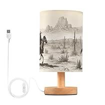 Western Lamps, Living Room Office Desk, Bedroom Revamp, Bedroom Nightstand, Bedside Table Lamp, Cord Light, Western Homes, Table Lamp Shades, Led Desk