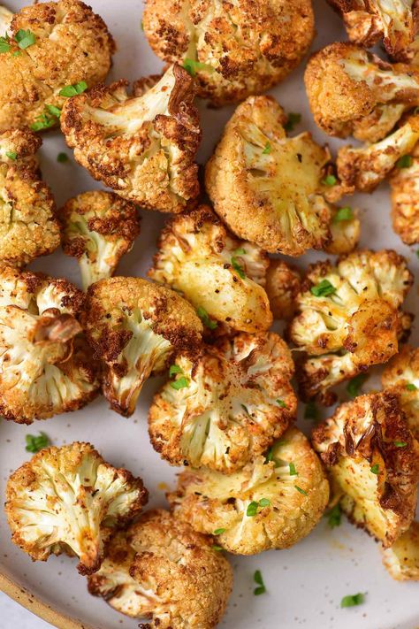 Air Fryer Cali Flower, Air Fryer Collie Flower, Coliflower Recipes Airfryer, Cauliflower Air Fryer Recipes, Air Fry Cauliflower, Air Fryer Cauliflower Recipes, Cauliflower Air Fryer, Air Fryer Cauliflower, How To Cook Cauliflower