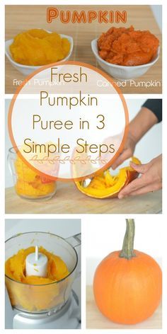 Fresh Pumpkin Puree in 3 Simple Steps | Healthy Ideas for Kids Pumpkin Puree Recipes Healthy, Fresh Pumpkin Puree, Fresh Pumpkin Recipes, Puree Pumpkin, Pumpkin Recipes Dinner, Canned Pumpkin Recipes, Pumpkin Puree Recipes, Pumpkin Recipes Healthy, Pumpkin Recipes Easy