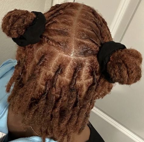 Brown Locs, Dreadlocks Hair Care, Short Dreadlocks Styles, Honey Brown Hair, Short Locs Hairstyles, Dreadlock Style, Dreadlock Styles, Dyed Hair Inspiration, Pretty Braided Hairstyles