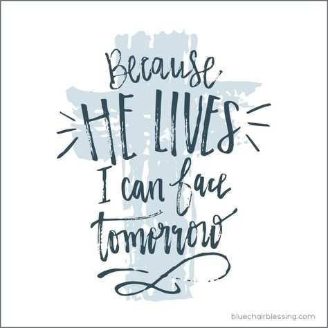 Because He lives I can face tomorrow. | lyrics, quotes Chalkboard Bible Verses, Easter Verses, Chalkboard Art Quotes, Quotes Bible Verses, Because He Lives, Easter Quotes, Quotes Bible, Quotes Art, He Lives