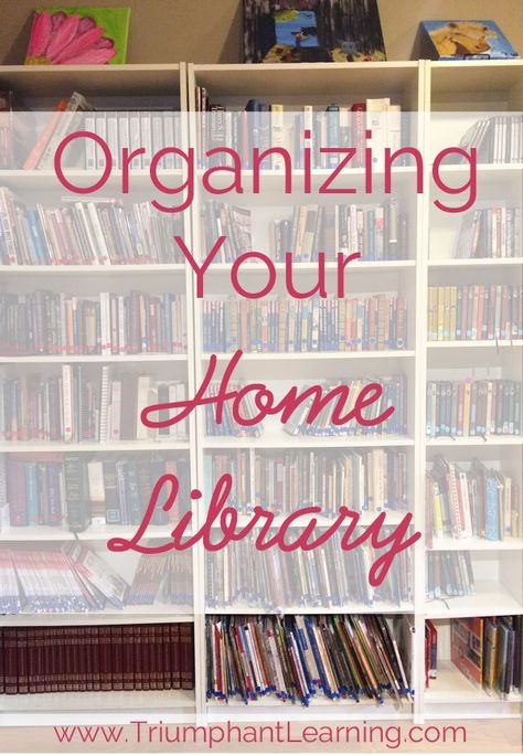 Organizing your home library can seem like a daunting task. Find out why I embarked on this task and how you can organize your home library. Home Library Organization, Home Library Diy, Library Organization, Gym Room At Home, Library Room, Childrens Library, Home Library Design, Personal Library, Organized Life