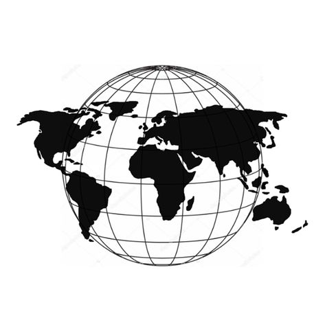 World Globe Tattoo Design, Globe Tattoo Design, Globe Graphic Design, Planet Earth Drawing, Globe Black And White, World Globe Tattoos, Earth Silhouette, World Map Black And White, Globe Outline