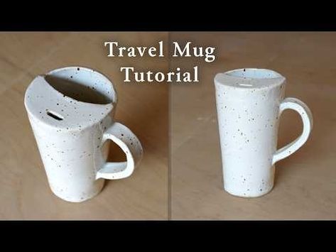 (365) Slab pottery Travel Mug tutorial with template - YouTube Ceramic Mug Template, Pottery Mug Templates Free Printable, Slab Mug Template, Slab Pottery Templates Free Printable, Slab Built Mug, Pottery Templates Free Printable, Pottery Templates Free, Mug Forms, Pottery Travel Mug