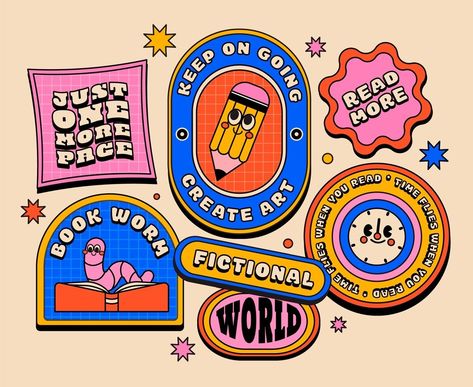 Logos Retro, Sticker Design Inspiration, Motion Graphics Design, Retro Logos, Tattoo Flash Art, Flash Art, Badge Design, Vintage Fonts, Retro Illustration