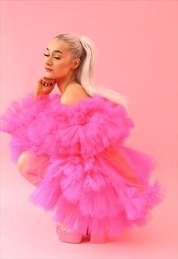 That's Sew Maisie | Shop Dress, Blouse, Top, Crop top, Jacket | ASOS Marketplace Tutu Top, Tulle Tutu, Pink Ruffle, Make Color, Off The Shoulder Top, British Indian, Tutu Skirt, Skirts For Sale, Fashion Statement