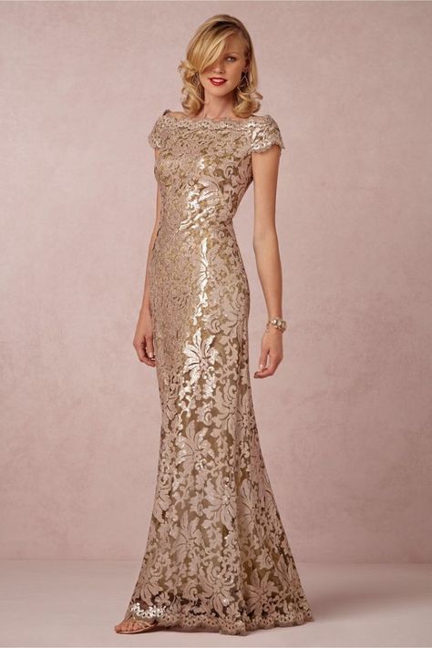 Odette Gold Mother of the Bride Gown at BHLDN Odette Dress, Sukienki Maksi, Mother Of The Bride Dresses Long, Mother Of The Bride Gown, Mother Of Groom Dresses, Bride Groom Dress, Mob Dresses, فستان سهرة, Bride Gowns