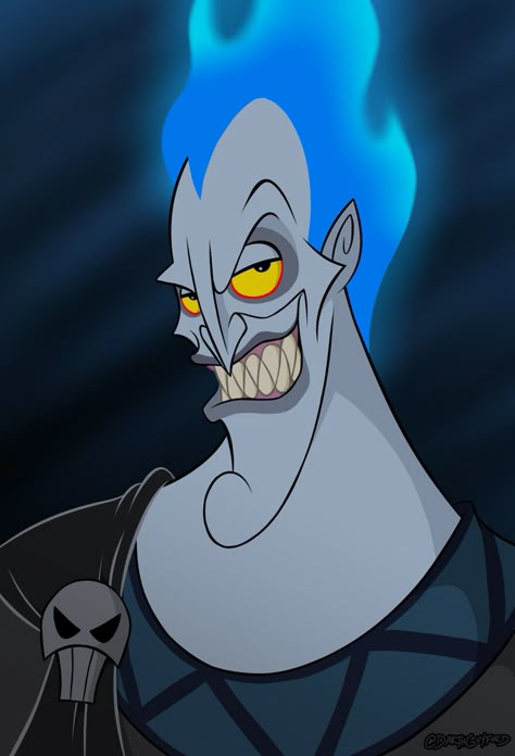 Ugly Cartoon Characters, Hades Drawing, Fat Cartoon Characters, Hercules Characters, Hades Hercules, Hades Tattoo, Disney Sleeve, Evil Disney, Head Drawing