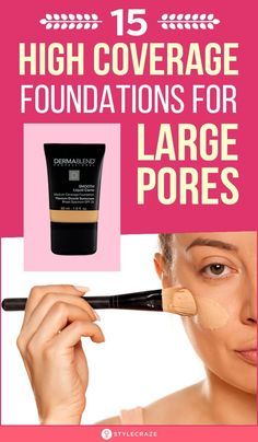 Foundation For Large Pores, Clear Acne Fast, Best Foundation For Acne, Best Hydrating Serum, Best Foundation For Oily Skin, Makeup Routines, Big Pores, Best Drugstore Foundation, High Coverage Foundation