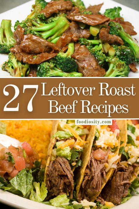 Dinner Roast Ideas, Recipes Using A Beef Roast, Sliced Roast Beef Ideas, Shredded Pot Roast Recipes, Ground Roast Beef Recipes, What To Do With Pot Roast Meat, Italian Beef Leftover Ideas, Roast Beef Meat Recipes, Things To Do With Roast Beef