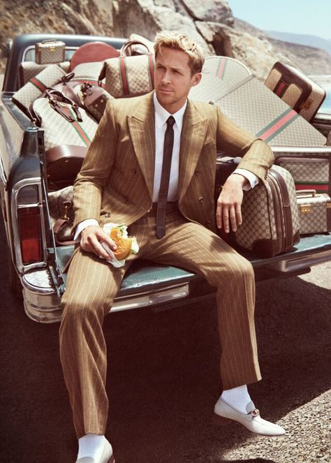 Ryan Gosling Suit, Gucci Suit, Райан Гослинг, Old Money Style, Ryan Gosling, Old Money Aesthetic, Wedding Suits, Old Money, Old Hollywood