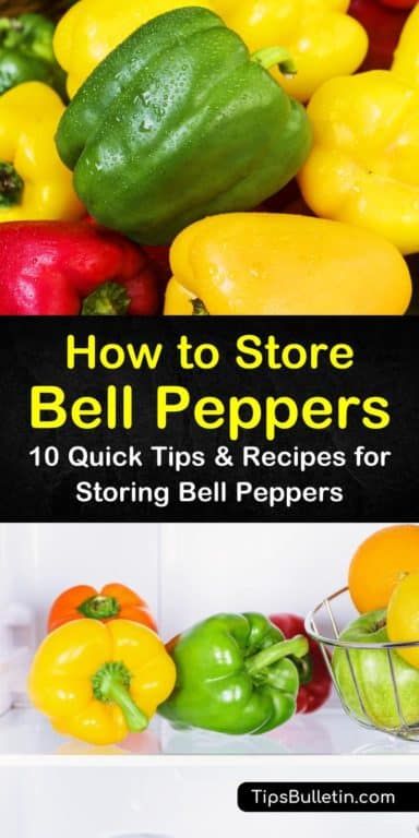 Freezing Bell Peppers How To, How To Keep Vegetables Fresh Longer In Fridge, How To Save Bell Peppers, How To Can Green Bell Peppers, Bell Pepper Storage, How To Keep Bell Peppers Fresh Longer, How To Can Bell Peppers, Bell Pepper Canning Recipes, How To Keep Peppers Fresh Longer