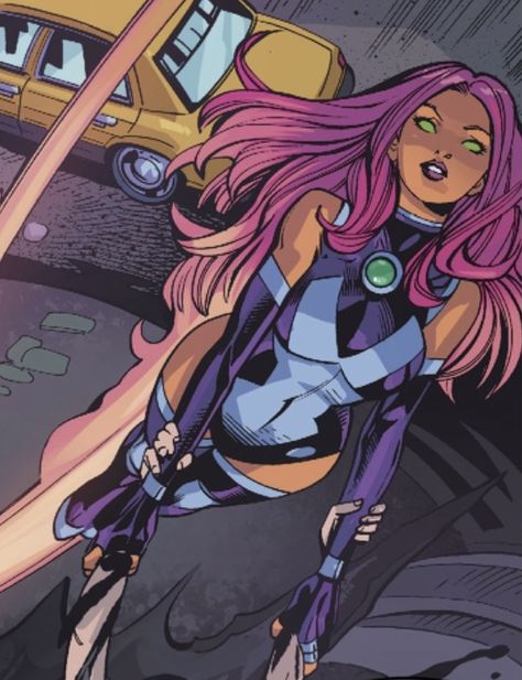 Starfire Costume, Starfire Comics, Starfire Dc, Star Fire, Nightwing And Starfire, Teen Titans Fanart, Teen Titans Go, Comic Style, Detective Comics