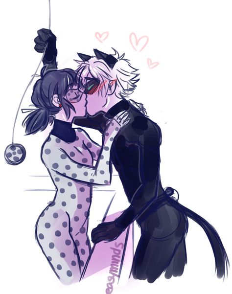 easyminds: Ladynoir Kiss “ “ And we know that it could be And we know that it should And you know that you feel it too ” When I cant write fanfic’s, I draw the scenes instead. ” Miraculous Ladybug, The Story, Kiss, Wattpad, White