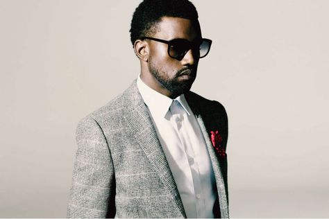 Kanye's style, item blazer , white shirt 808s And Heartbreak, Kanye Fashion, Kanye West Style, Photoshoot Themes, Stevie Wonder, Hip Hop Culture, Hip Hop Rap, Black People, New Album