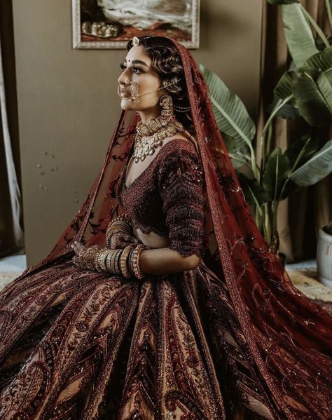 Mustard Lehenga, Red Bridal Lehenga, Latest Bridal Lehenga Designs, Best Indian Wedding Dresses, Sikh Bride, Sabyasachi Bride, Bridal Lehenga Designs, Latest Bridal Lehenga, Desi Wedding Dresses