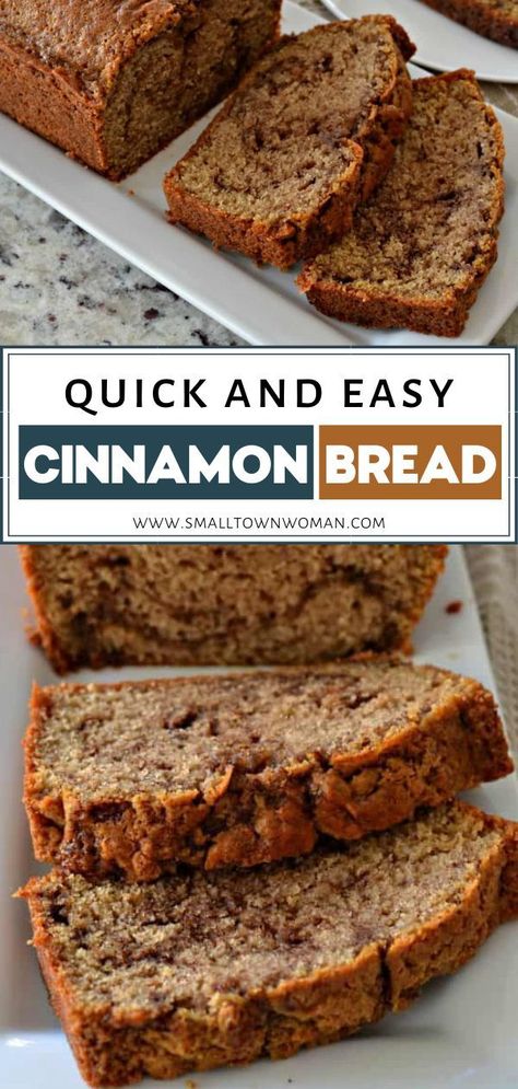 Easy Cinnamon Bread, Cinnamon Bread Easy, Cinnamon Bread Recipe, Cinnamon Swirl Bread, Cinnamon Butter, Cinnamon Recipes, Loaf Recipes, Easy Cinnamon, Cinnamon Bread