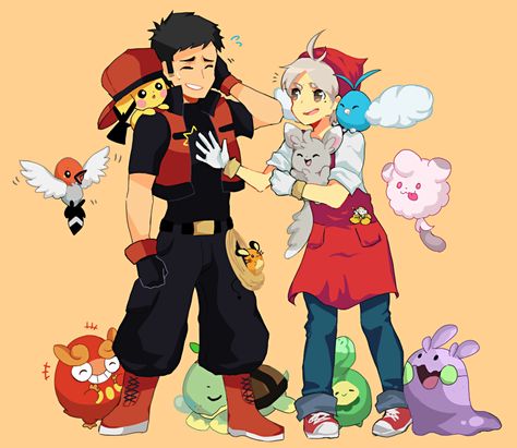 Haikyuu pokemon Haikyuu Pokemon, Pokemon Ranger, Pokemon Breeder, Pokemon Crossover, Pokemon Characters, Sports Anime, Pokemon Trainer, Haikyu!!, Art Blog