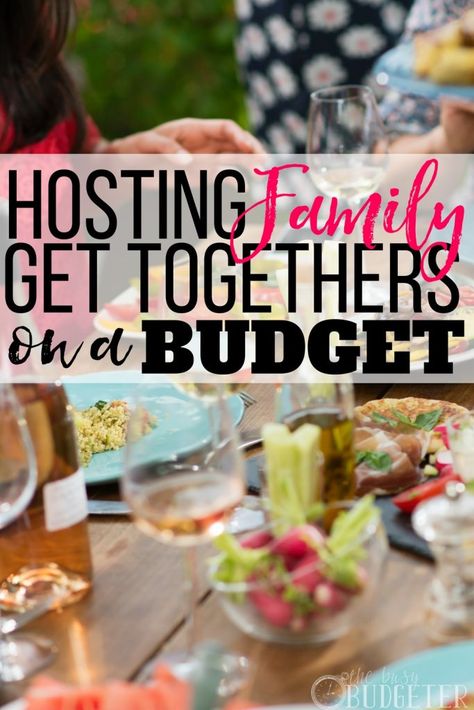 Hosting Family Get-Togethers on a Budget: Fun Ideas for Bringing Families Together Family Get Together Food, Get Together Food Ideas, Family Reunion Food, Best Vegetarian Dishes, Busy Budgeter, Budget Party, Family Reunion Planning, Party Tips, Family Get Together