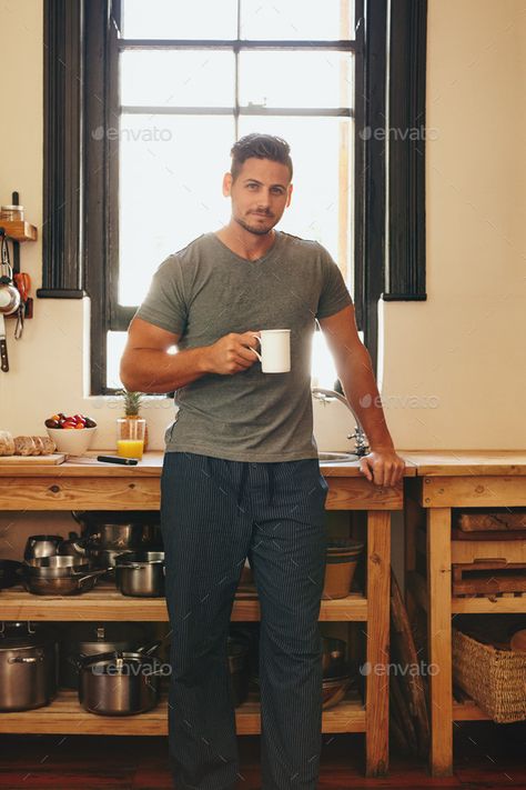 Male Holding Something Reference, Holding A Coffee Cup Pose, Holding Cup Pose Reference, Holding Coffee Pose Reference, Man Drinking Coffee Photography, Person Holding Coffee Cup, Holding Mug Pose, Holding Cup Pose, Home Photoshoot Ideas Men