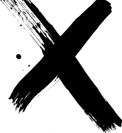 X Marks The Spot Tattoo, Arte Trash Polka, Paint Splats, Trash Polka Tattoo, Different Kinds Of Art, Custom Slides, Photo Logo Design, Letter X, Trash Polka