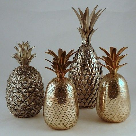 WOMEN'S FASHION | MEN'S FASHION | ART & CULTURE CURRENT | EXCLUSIVES | LOVES | READER SUBSCRIBE | SEARCH Gold Everything, Gold Pineapple, Bits And Bobs, Styl Vintage, Decorative Wicker Basket, Kitsch, Interior Inspiration, Sake, Decor Inspiration