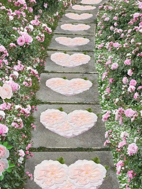 Lovecore Aesthetic, Fairy Aesthetic, Pink Garden, Pink Houses, Everything Pink, Dream House Decor, Nature Aesthetic, The Shape, Dream Garden