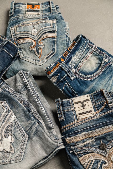 Vaquero Jeans Men, Wishlist Affordable, Rock Revival Jeans Outfit, Buckle Jeans Mens, Rock Revival Jeans Mens, Rock And Roll Jeans, Jean Fits, Pant Jeans, Buckle Pants