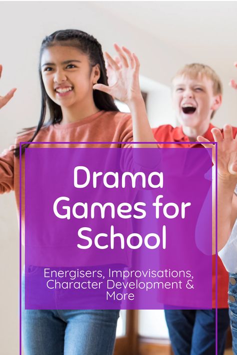 Explore an exciting realm of Theatre Games & Exercises designed to bring out the best in any drama student. Perfect for drama classes, clubs, schools, amateur dramatics, and community theaters, these games and exercises foster teamwork, creativity, and acting skills. They are a sure way to make every practice session enjoyable and engaging. Follow for more amazing theatre ideas and make every rehearsal a celebration. Acting Class Ideas, Drama Classroom Ideas, Drama Club Ideas, Acting Games, Middle School Drama, Drama For Kids, Theatre Ideas, Theatre Games, Teaching Theatre