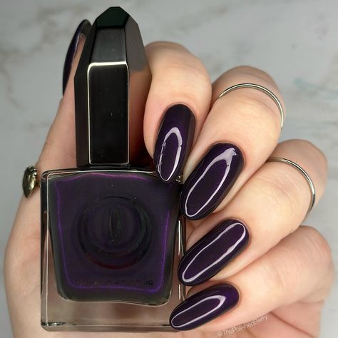 Nightcrawler • @mooncat 💅🏻💅🏻💅🏻 This is from the new collection, My Inner Apocalypse. 💅🏻💅🏻💅🏻 It is described as a dark smokey gray-purple… | Instagram Mooncat Nails, Mooncat Nail Polish, Mooncat Nail, Purple Instagram, Nail Paints, Cartoon Nails, Dark Nail Polish, Nail Collection, Nails Nailpolish