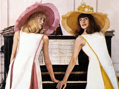 60s Films, Jacques Demy, 60s Hair, Merry Widow, Isabelle Adjani, Francoise Hardy, Septième Art, French Films, Catherine Deneuve