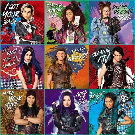 Descendants Quotes, Descendants Art, Descendants Wallpaper, Disney Maps, Descendants Videos, Disney Map, Disney Descendants Characters, Descendants Disney, Descendants Pictures