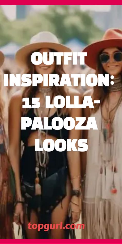 Elevate your Lollapalooza adventure by exploring wardrobe inspirations merging nostalgic ‘90s aesthetics with contemporary style — learn ways to make a statement while staying cozy throughout the festival. Pop Festival Outfit, Lollapalooza Outfit Ideas 2024, Wonderfruit Festival Outfit, Lalapalooza Outfits Chicago, Lollapalooza Outfit Ideas Festival Looks, Festival Vibes Outfit, Summer Kpop Outfit, 90s Festival Outfit, Night Festival Outfit