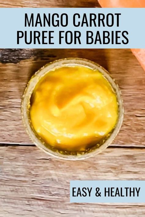 Carrot Baby Puree, Carrot Baby, Banana Puree, Carrot Puree, Baby Food Puree, Puree Recipes, Baby Carrot Recipes, Baby Breakfast, Carrot Smoothie