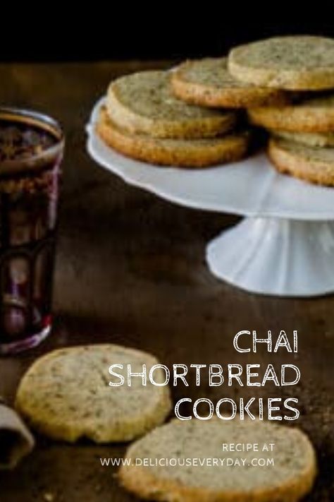 These buttery crumbly chai shortbread cookies are wonderfully fragrant and perfect for dunking in your next cup of tea or coffee. Chai Shortbread, Natural Snacks, Shortbread Cookie Recipe, Tea Cookies, Cookie Cups, Earl Grey, Tea Or Coffee, Shortbread Cookies, Cookie Cake