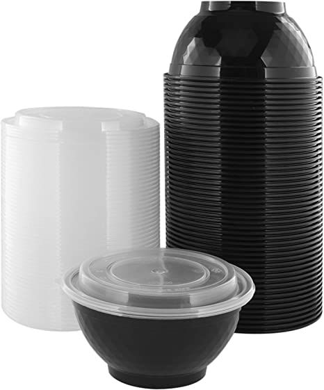 150 Pack Bulk Wholesale Food Container 36 OZ Plastic Diamond Noodle Bowl Black Base with Clear Lid for Kitchen Storage, Meal Prep, Take Out, Home or Restaurant Use Biscuits Packaging, Gadgets Kitchen Cooking, Food Storage Container Set, Kitchen Jars, Kitchen Containers, Airtight Food Storage, Noodle Bowl, Airtight Food Storage Containers, Kitchen Storage Containers