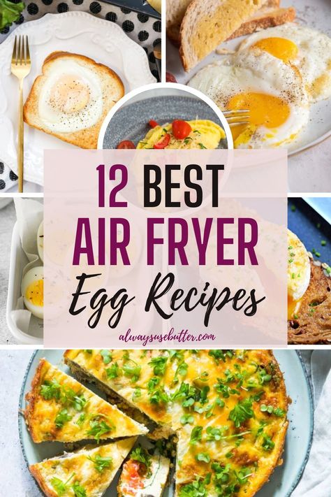 Elevate your breakfast game with our crave-worthy Air Fryer Egg Recipes. From fluffy frittatas to soft-boiled delights, there's something for every taste bud. Eggs In The Air Fryer, Air Fryer Recipes Eggs, Easy Air Fryer Recipes, Easy Egg Recipes, Best Brunch Recipes, Air Fryer Cooking Times, Best Air Fryer, Best Air Fryers, Egg Recipes For Breakfast