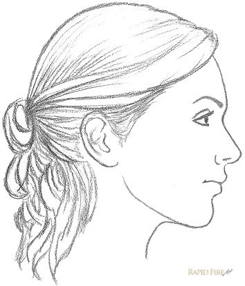 Female Face Profile Drawing, Side Profile Sketch Woman, Face Side View Drawing, Face Profile Drawing, Drawing Profile, Side Face Drawing, Side View Of Face, Side View Drawing, Face Outline