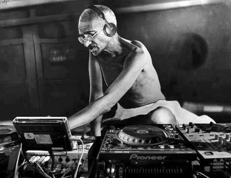 Dj Gandhi I'm With The Band, Dj Music, Winston Churchill, Quotes By Famous People, Mahatma Gandhi, House Music, Churchill, Turntable, Famous People