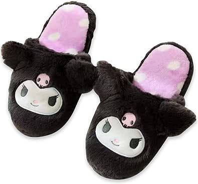 Kuromi Slippers, Sanrio Slippers, Kawaii Slippers, Kuromi Clothes, Bedroom Shoes, Food Plushies, Kawaii Pillow, Slippers For Kids, Kawaii Hat