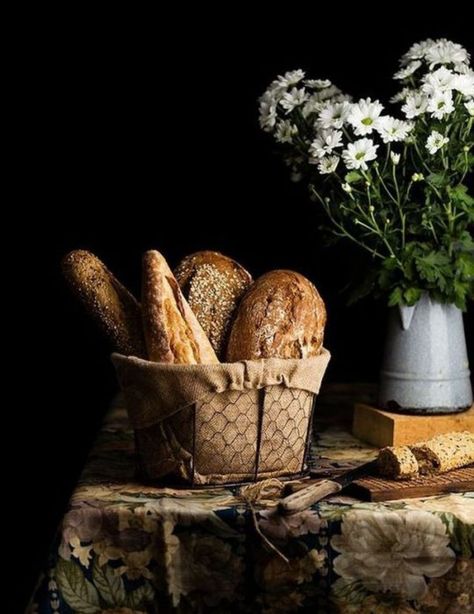 Moody Food Photography, Dark Food Photography, Beautiful Food Photography, Food Photography Inspiration, Food Photography Styling, Bakery Bread, Artisan Bread, Daily Bread, Beautiful Food