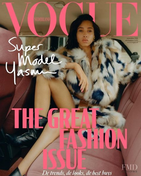 Vogue Netherlands, Yasmin Wijnaldum, Vogue Magazine Covers, The Great, Vogue China, Vogue Covers, Vogue Japan, Famous Models, Vogue Russia