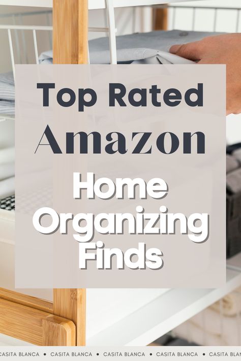 The best home organization and storage ideas on Amazon. These amazon home finds are perfect for kitchen organization and storage, bathroom organization and storage, closet organization, and more organization tips and hacks. Amazon Must Haves For Organization, Amazon Storage Hacks, Closet Organization Amazon Finds, Best Amazon Organization Products, Amazon Finds Organization, Amazon Closet Organization, Amazon Organization Must Haves, Amazon Home Organization, Amazon Organization