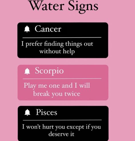 Zodiac Memes, Zodiac Quotes Meet The Water Signs, Water Sign Traits, Fire And Water Signs Together, Pisces Water Quotes, Water Signs Zodiac, Water Signs, Scorpio Zodiac, Pisces Memes Truths, Aquarius And Pisces Memes